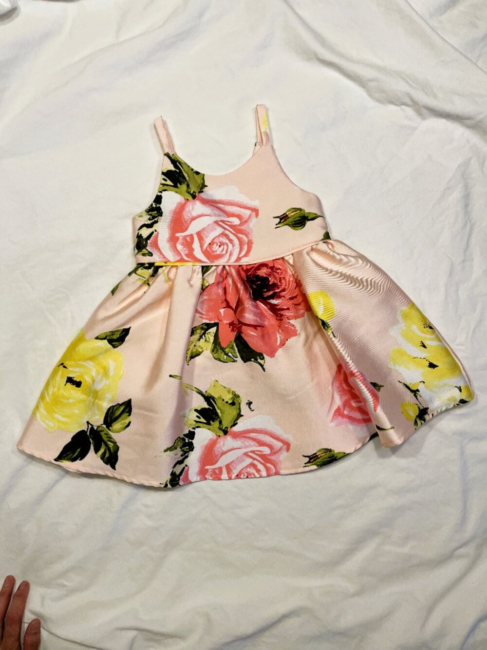 Zunie Pink Floral Party Dress Size 2
